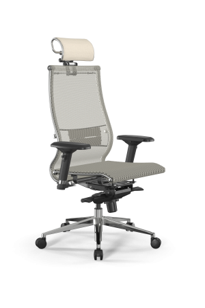 Кресло Samurai L2-5D - TS /Kc00/Nc00/D04P/H2cL-3D(M06.B32.G11.W03), молочный