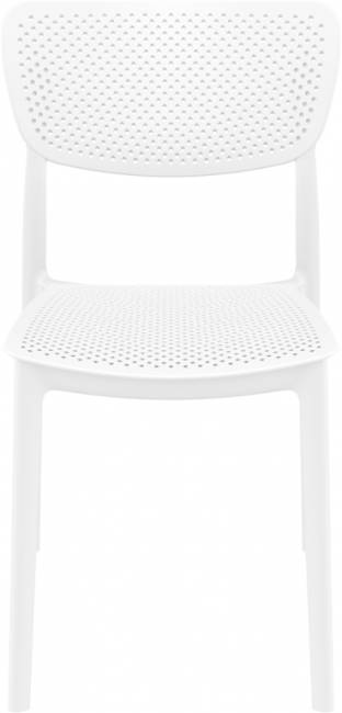 Стул пластиковый Lucy белый 450х530х820 мм