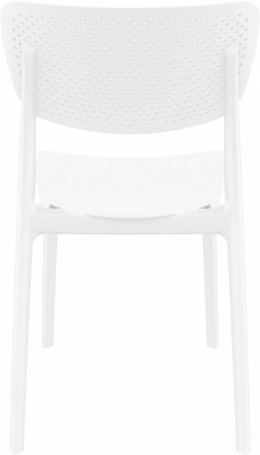 Стул пластиковый Lucy белый 450х530х820 мм