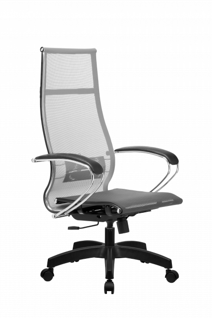 Кресло МЕТТА-7(MPRU)/подл.131/осн.001, серый/серый