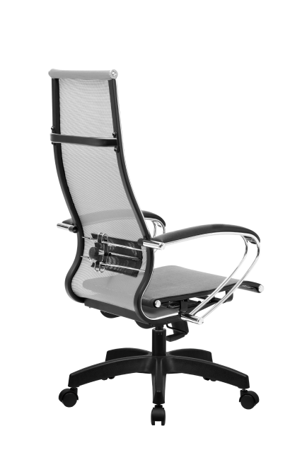 Кресло МЕТТА-7(MPRU)/подл.131/осн.001, серый/серый