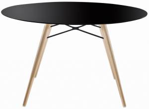 Стол ламинированный Wox натуральный Ø1200х750 мм