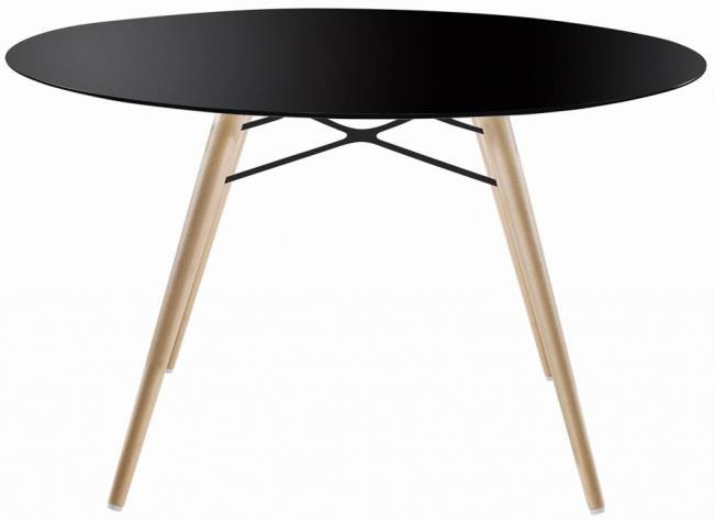 Стол ламинированный Wox натуральный Ø1200х750 мм