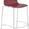 Стул пластиковый барный X-Treme BSL Pro белый, кирпично-красный 520х520х1100 мм