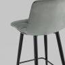Стул полубарный Джанго велюр серый 2 шт.