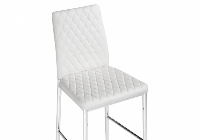 Барный стул Teon white / chrome