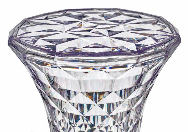 Стул-пуф Stone прозрачный