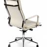 Кресло офисное / Харман только Москва / УЦЕНКА  (ivory) хром / слоновая кость экокожа