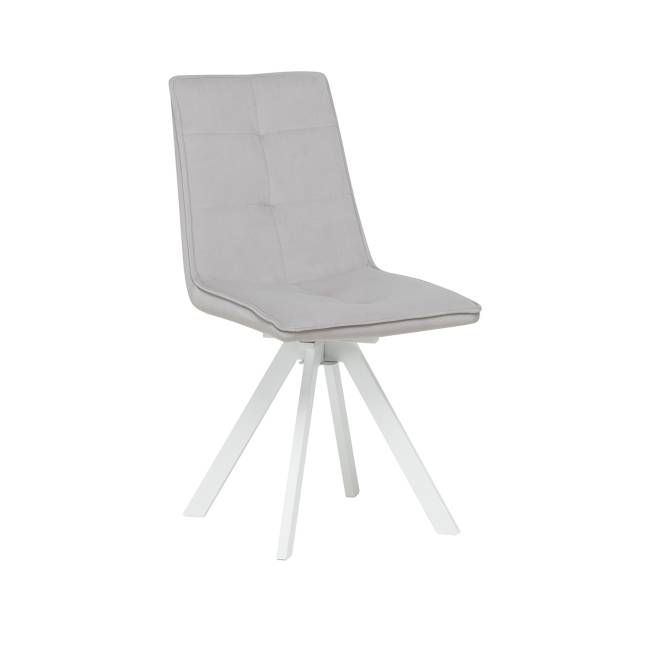 Стул Leset Умбра 360 (поворотный механизм) Дым Белый