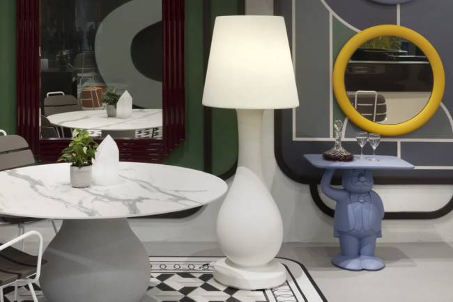 Светильник пластиковый напольный Ottocento Lamp Standard Ø600х1700 мм