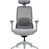 Кресло офисное / Альпина / Alpina / серая сетка / серая ткань / металлическая база Кресло офисное / Альпина / Alpina / серая сетка / серая ткань / металлическая база