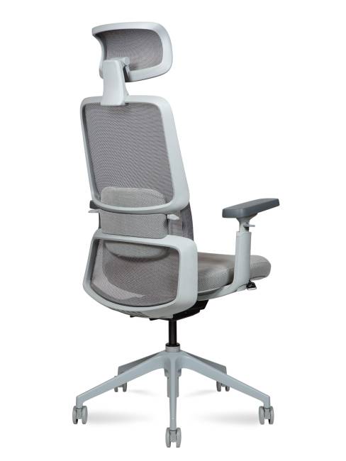 Кресло офисное / Альпина / Alpina / серая сетка / серая ткань / металлическая база Кресло офисное / Альпина / Alpina / серая сетка / серая ткань / металлическая база