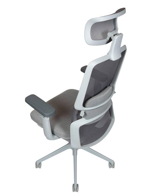 Кресло офисное / Альпина / Alpina / серая сетка / серая ткань / металлическая база Кресло офисное / Альпина / Alpina / серая сетка / серая ткань / металлическая база
