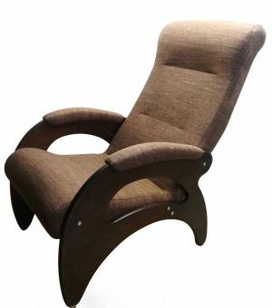 Кресло качалка "Мария" 59х93х99, Темный орех, ткань Бинго 36