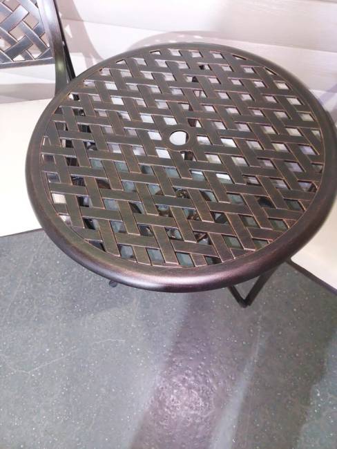 Комплект мебели из алюминия Paris 60