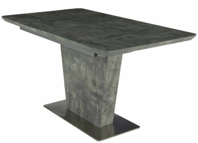Стол, MK-5831-GR, раскладной, 80х140(180)х76 см, Серый