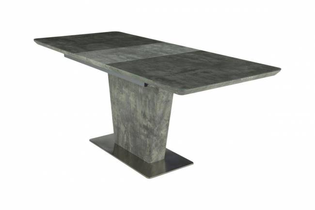 Стол, MK-5831-GR, раскладной, 80х140(180)х76 см, Серый