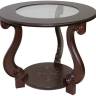 Стол журнальный Грация (С) темно-коричневый