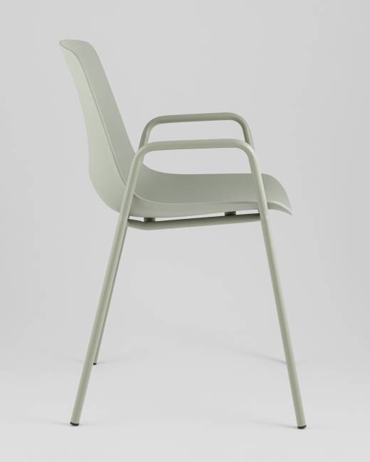 Стул Kaira пластик серо-зеленый