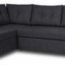 Угловой диван-кровать "Стаберг" (темно-серый)