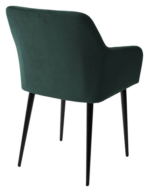 Стул BRANDY-X ЗЕЛЕНЫЙ #19, велюр / черный каркас М-City