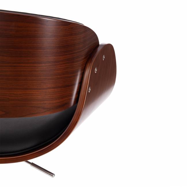 Барный стул LANDO (mod.4036) металл/дерево/экокожа, 59х51х93-114 см, высота сиденья 62-83 см, черный/орех/хром орех темный, черный металл/дерево/экокожа Барный стул LANDO (mod.4036) металл/дерево/экокожа, 59х51х93-114 см, высота сиденья 62-83 см, черный/орех/хром орех темный, черный металл/дерево/экокожа