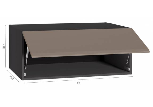 Прихожая Сейдиль 16.314.02 антрацит / веллюто капучино