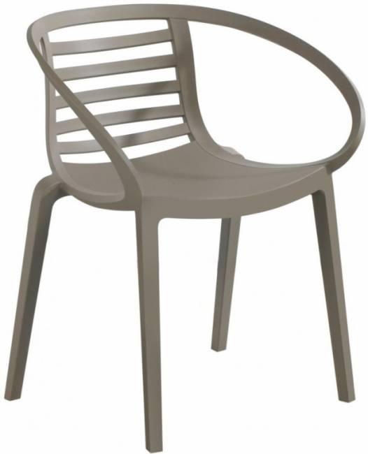 Кресло пластиковое Mambo тортора 640х560х770 мм