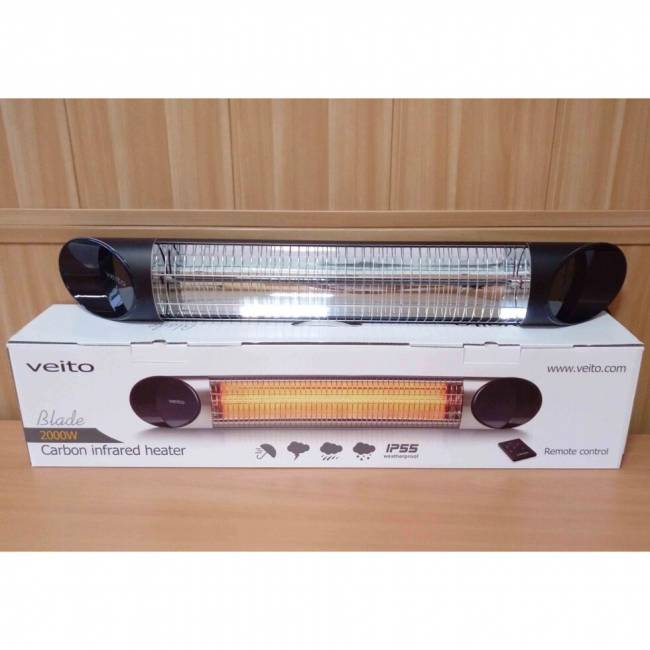 Настенный  обогреватель Vieto CH2500 TW black