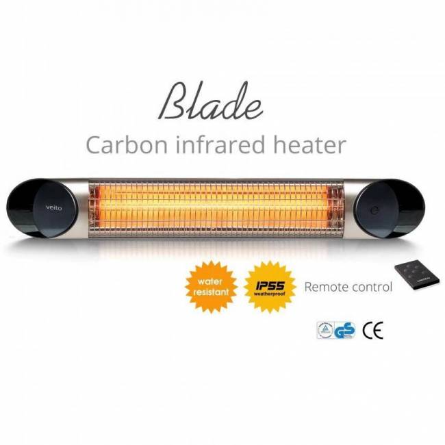 Настенный  обогреватель Vieto CH2500 TW black