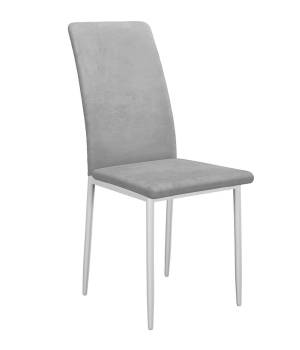 Стул DikLine 272 B22 GREY, ножки белые