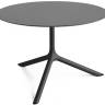 Столик ламинированный кофейный Tripe Maxi черный, антрацит Ø800х510 мм