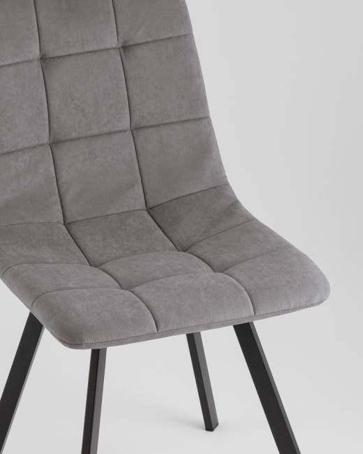 Стул Одди Original Square велюр серый (набор 4 шт)