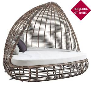 Лаунж-лежак плетеный Modern Ø2235х1800 мм