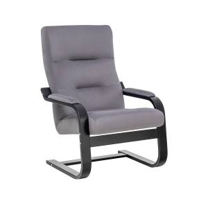 Кресло Leset Оскар Венге V32 серый