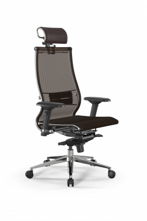 Кресло Samurai L2-5D - TS /Kc00/Nc00/D04P/H2cL-3D(M06.B32.G11.W03), темно-коричневый