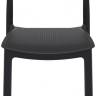 Стул пластиковый Lucy черный 450х530х820 мм