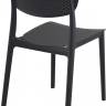 Стул пластиковый Lucy черный 450х530х820 мм