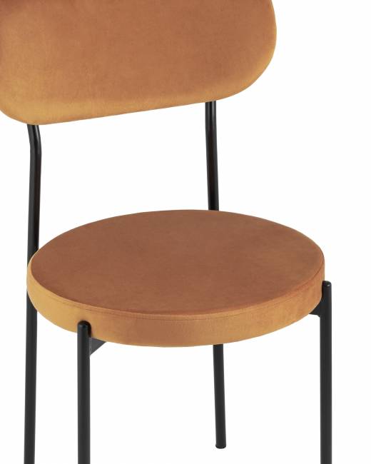 Стул Барбара велюр терракотовый