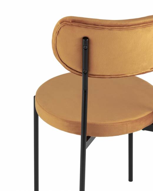 Стул Барбара велюр терракотовый