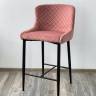 Полубарный стул ARTEMIS BLUVEL-52 PINK (H=65cm), велюр М-City