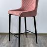 Полубарный стул ARTEMIS BLUVEL-52 PINK (H=65cm), велюр М-City