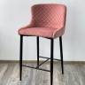 Полубарный стул ARTEMIS BLUVEL-52 PINK (H=65cm), велюр М-City