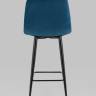 Стул полубарный Джанго велюр синий 2 шт.