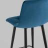 Стул полубарный Джанго велюр синий 2 шт.