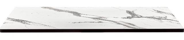 Столешница прямоугольная Solid Compact 1190x690 белый мрамор 1190х690х12 мм