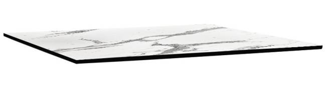 Столешница прямоугольная Solid Compact 1190x690 белый мрамор 1190х690х12 мм