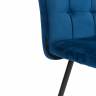 Стул обеденный Medeo велюр, 47х56х89, Blue (синий) синий велюр