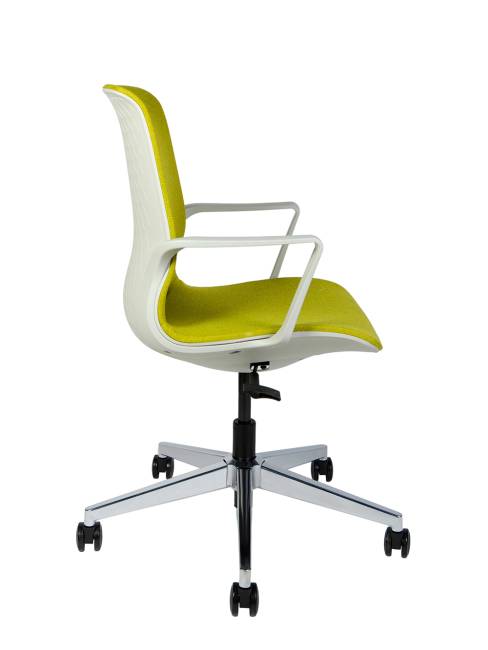 Кресло офисное / Некст С / зеленая ткань / cветло серый пластик