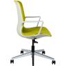 Кресло офисное / Некст С / зеленая ткань / cветло серый пластик